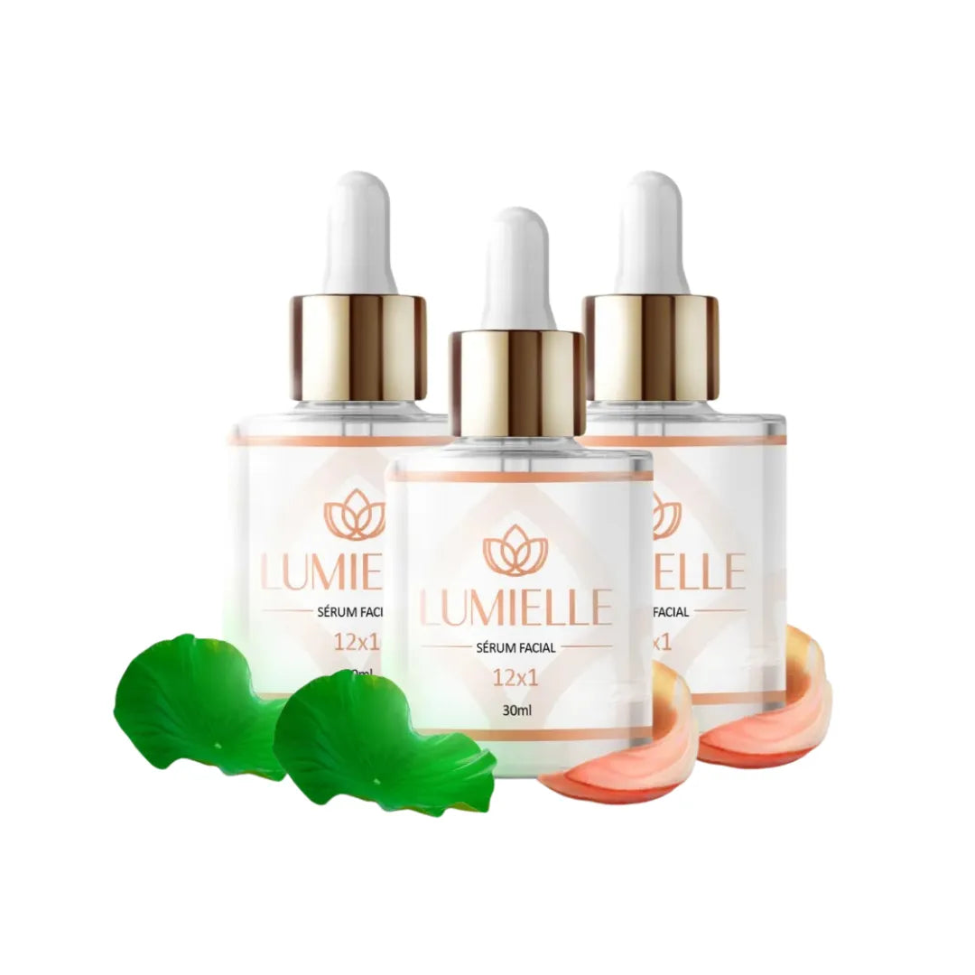 Lumielle Sérum Facial 3 Und Tratamento Natural para Rugas, Manchas e Flacidez