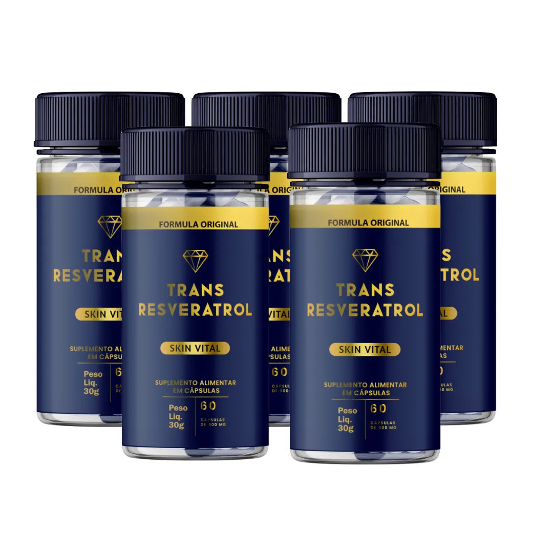 Skin Vital 5 Und Suplemento Natural para Rejuvenescimento da Pele