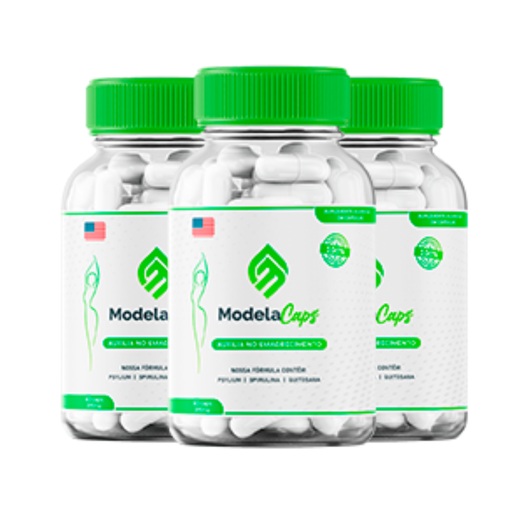 Modela Caps 3 Und Emagrecimento Saudável com Ingredientes Naturais