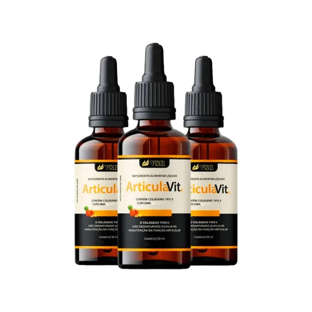 ArticulaVit 3 Und Suplemento Natural para Dores nas Articulações – 30ml