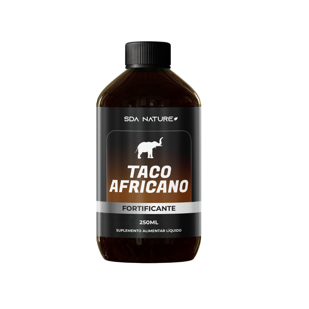 Taco Africano – Suplemento Natural Líquido para Potência, Libido e Energia Masculina